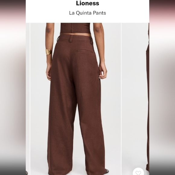 Lioness Oversized, Baggy, Wide Leg Linen Cotton Comfy Nubby Textured Black Pants - Picture 3 of 9